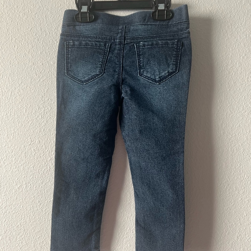 Blue Ink Toddler’s Star Pull-On Denim Leggings, Size 4T, NWT - Picture 3 of 9